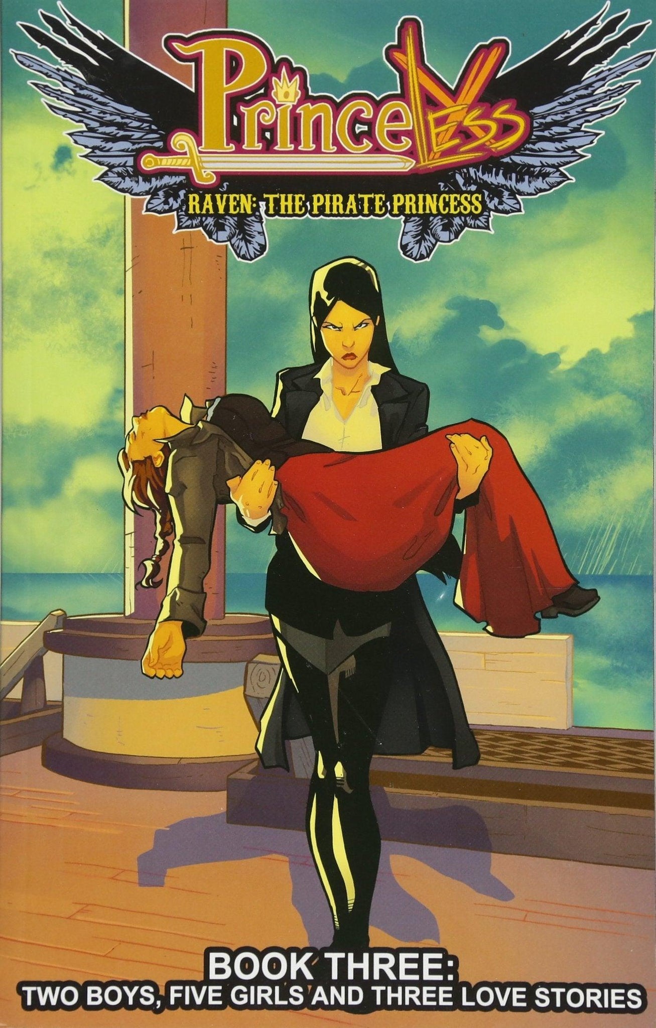 Princeless: Raven the Pirate Princess Book 3: Two Boys, Five Girls, and Three Love Stories - ShopQueer.co