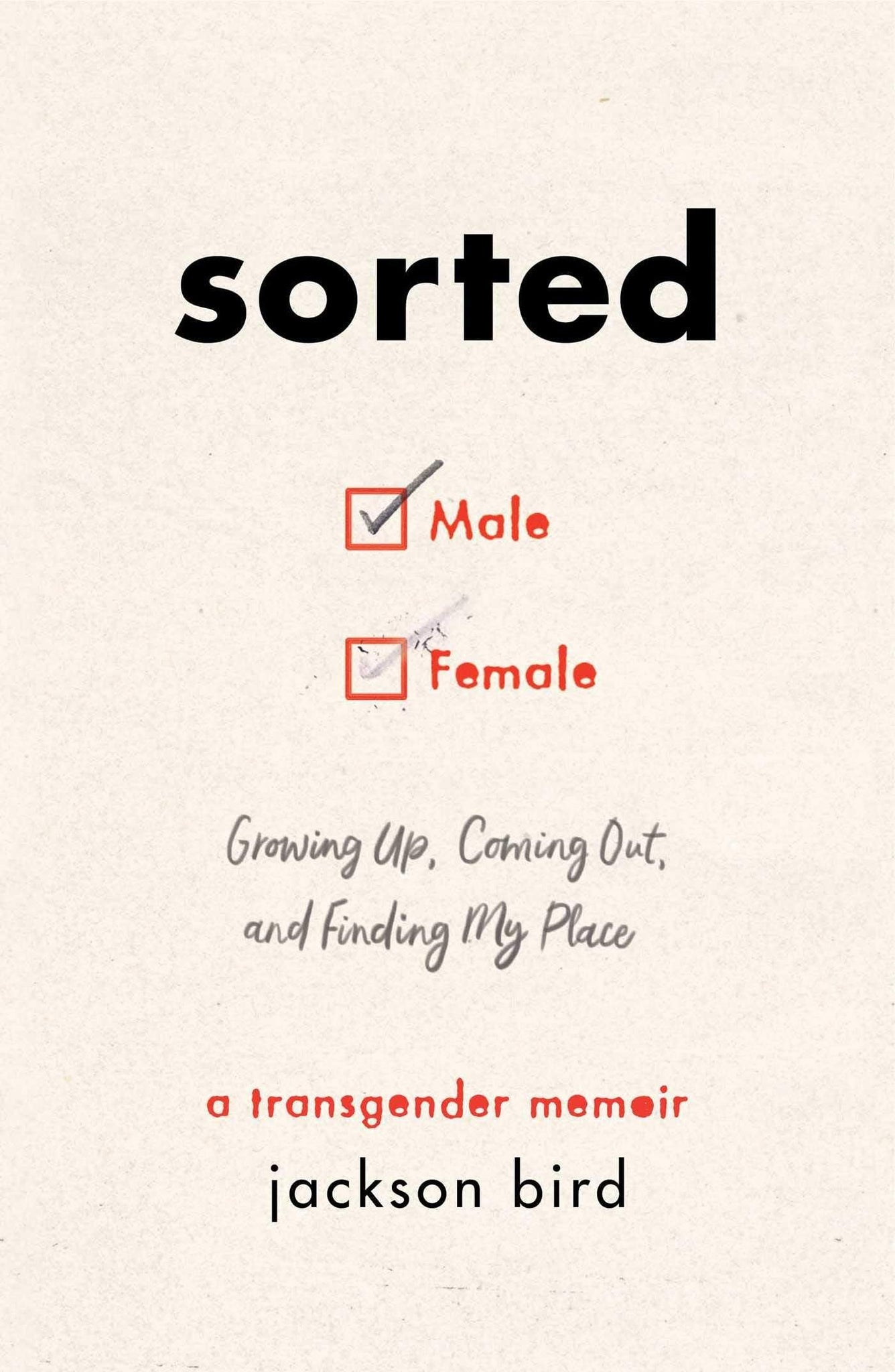 Sorted: Growing Up, Coming Out, and Finding My Place (a Transgender Memoir) - ShopQueer.co